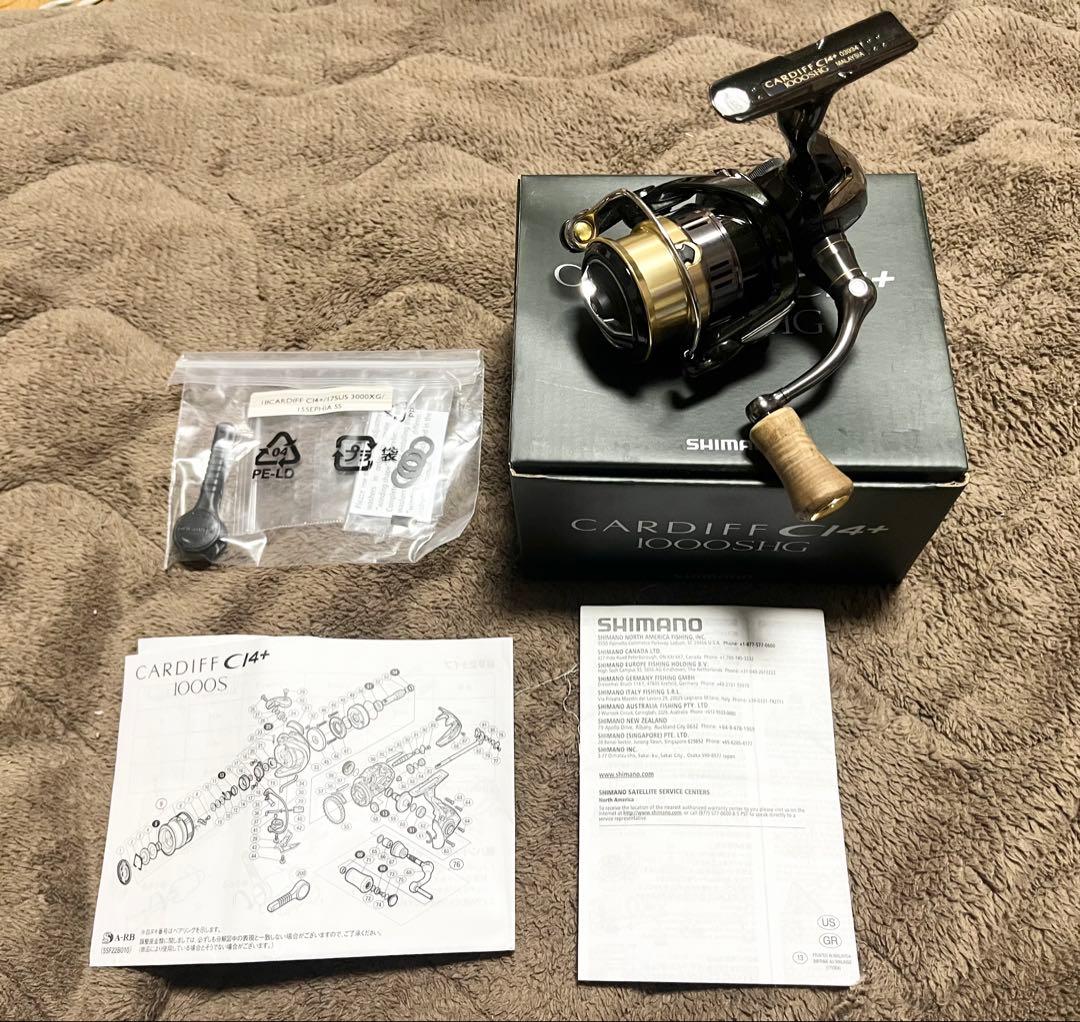 シマノ 18カーディフ 1000shg スピニング トラウト アジング
