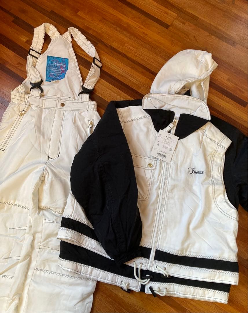 Jasmin & ELLK スキーウェア ホワイト/ブラック