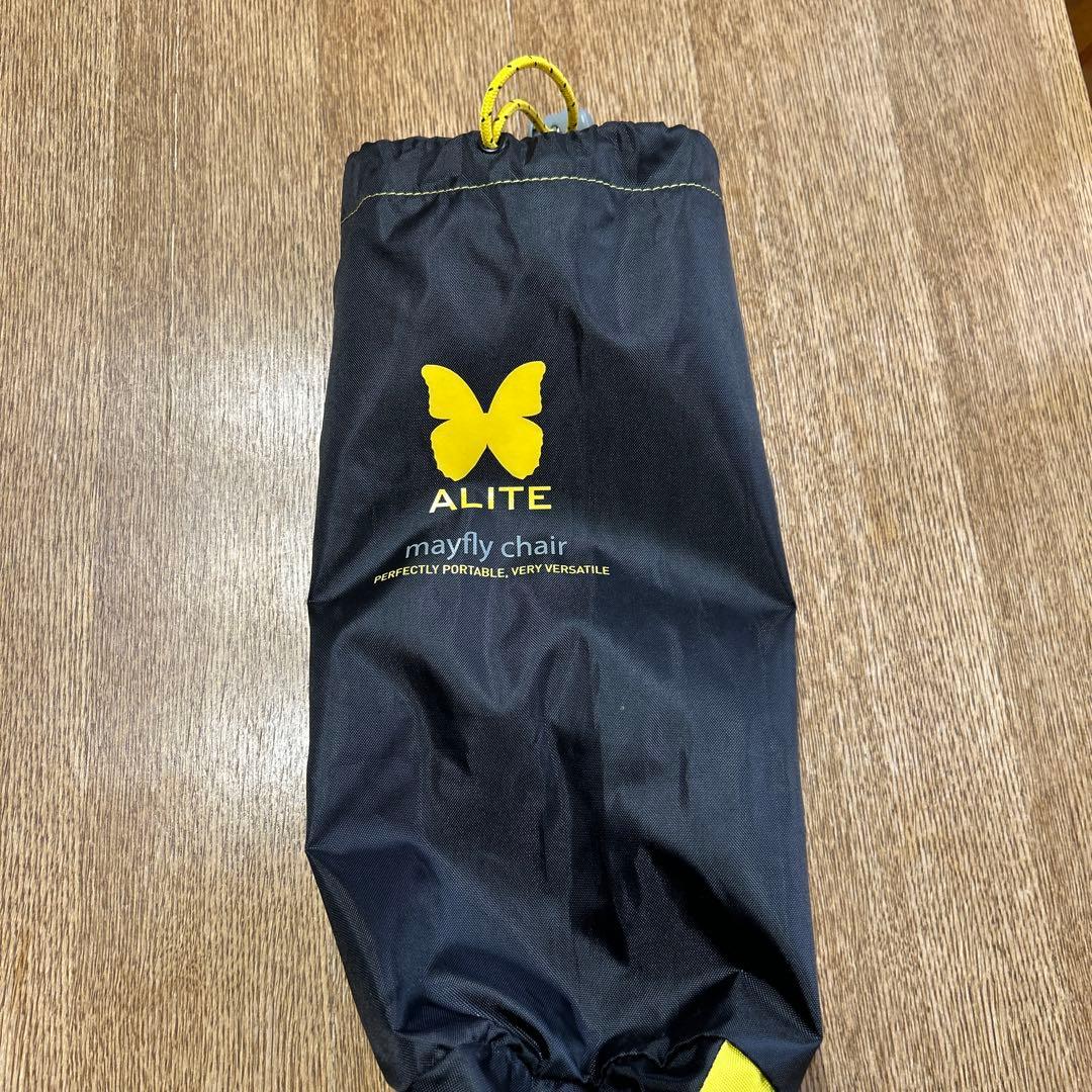 ALITE メイフライチェアブラック 収納袋付き