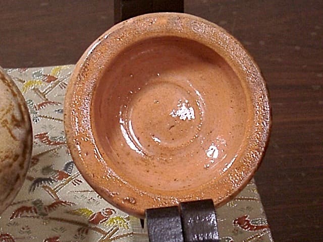 京焼・清水焼　黒田雲楽作　虎　香合　無傷　保護箱　保証。