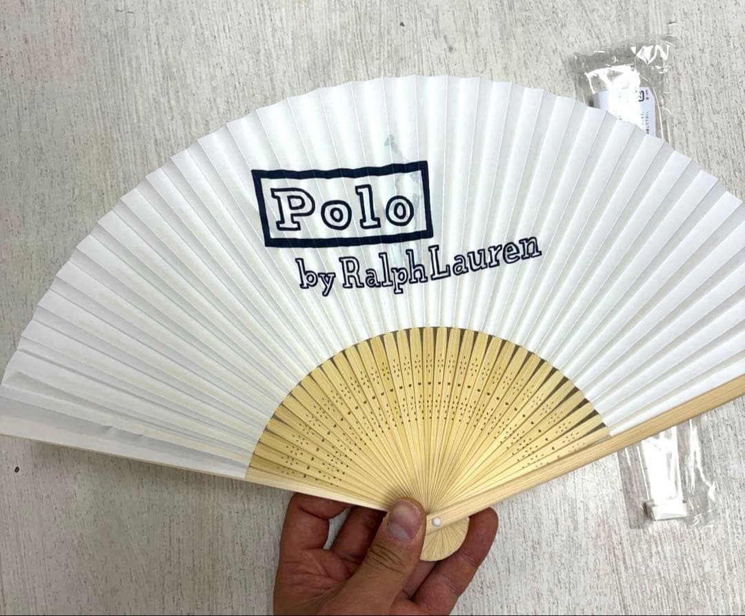 POLO RALPH LAUREN 3点セット　ピンバッジセット＋扇子+風呂敷
