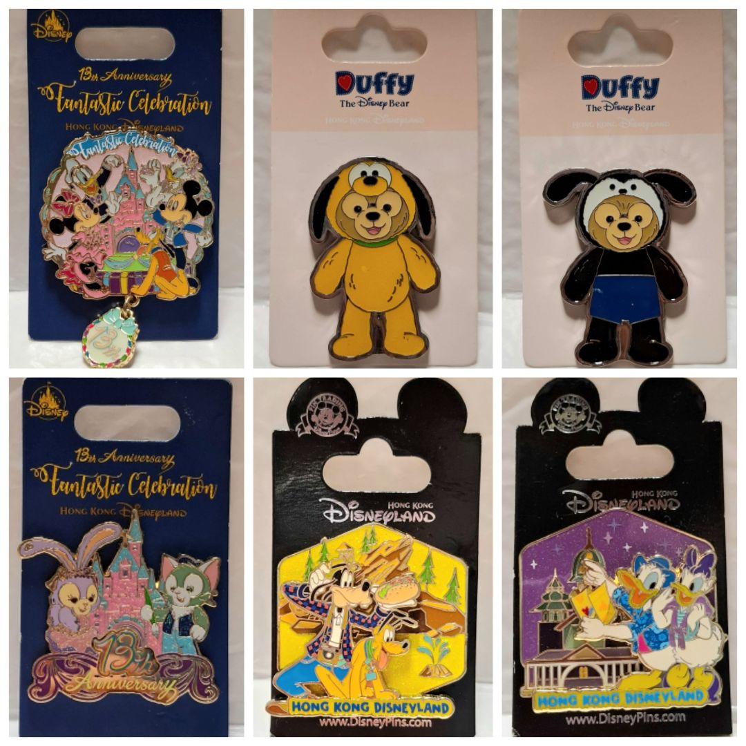 値下げ可）海外パーク限定ピンバッジ 6点セット