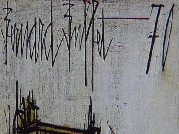 ベルナール・ビュッフェ、「ラ・トゥール・サン・ジャック」