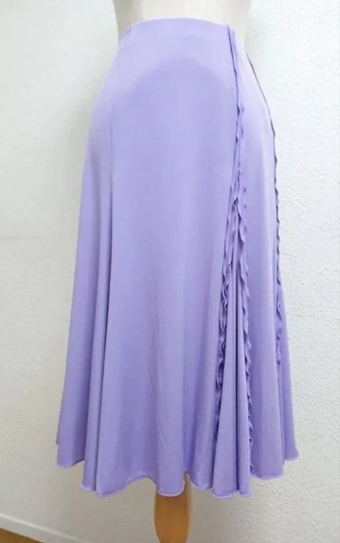 SALE☆チャコット　社交ダンス　スカート M ラベンダー 定価20900円