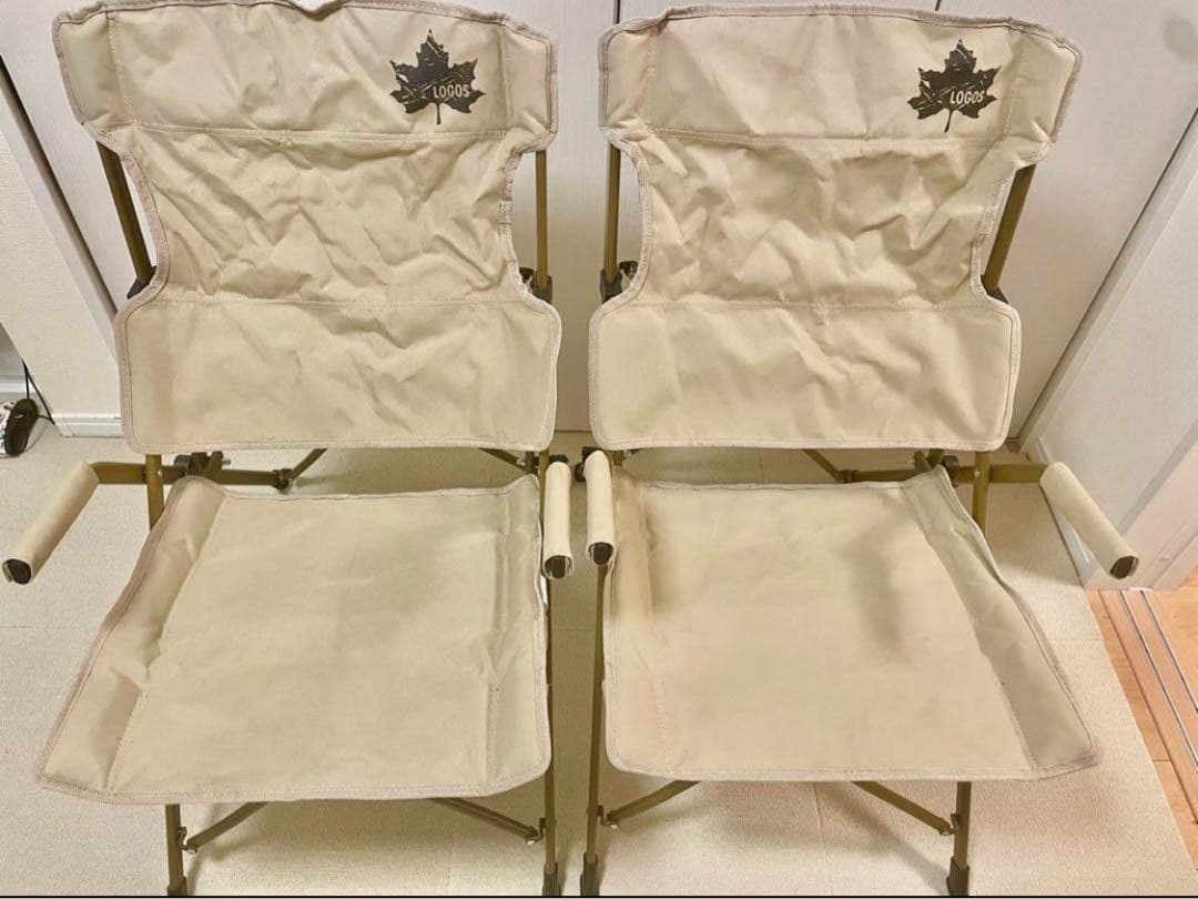 【美品】ロゴス Tradcanvas コンフォートチェア【2脚セット】