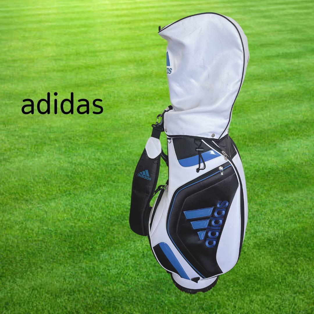 K148 adidas 軽量キャディバッグ ブルーブラック