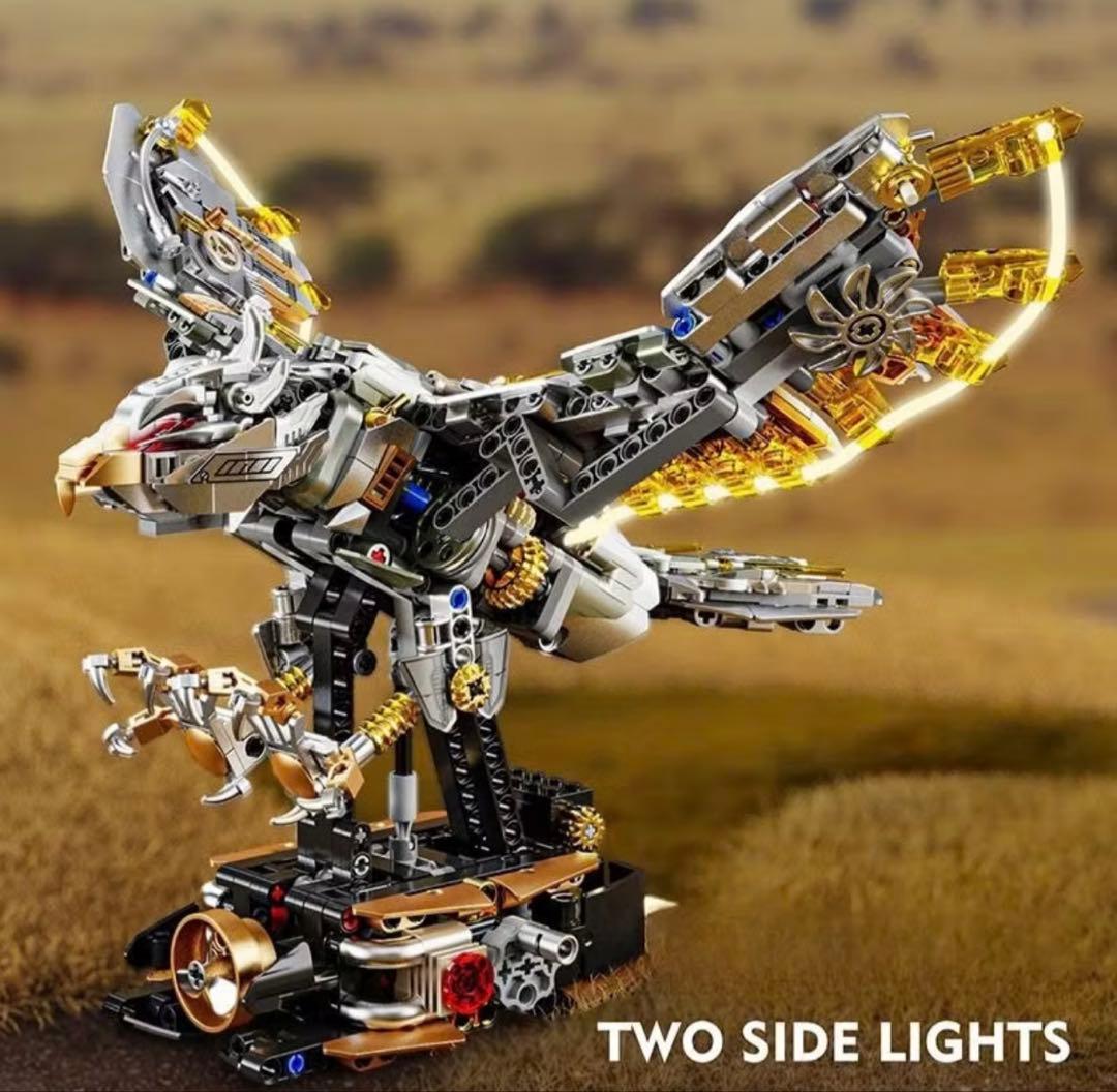 ワシモデル　組み立て　エンジン付き、ライトあり