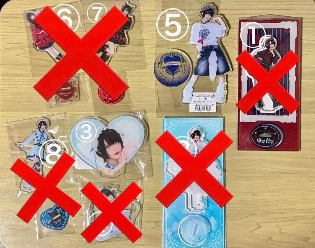 AVAM 東雲青空 アクスタ アクキー まとめ