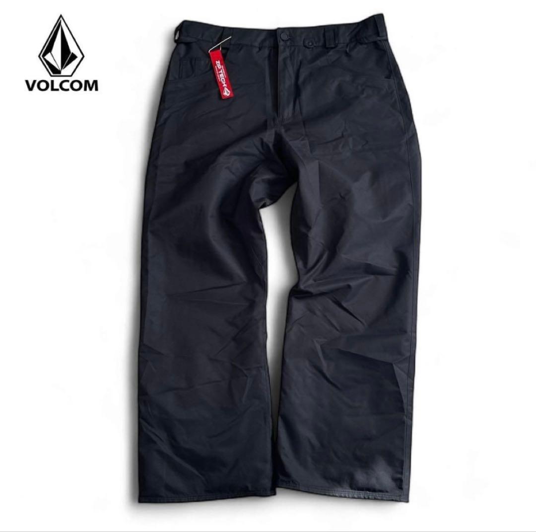 美品　VOLCOM　5-POCKET PANTS　パンツ　ブラック　2XL