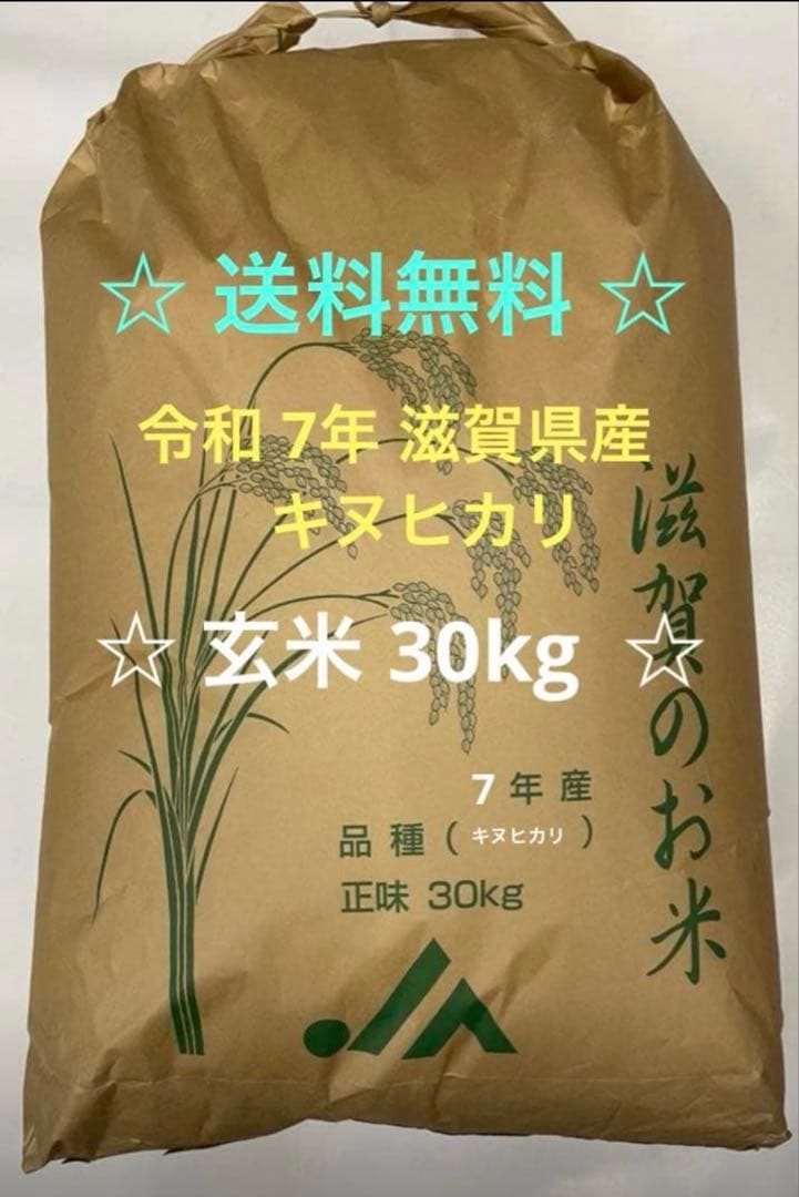 令和 7年 滋賀県産 ☆ 玄米 30㎏
