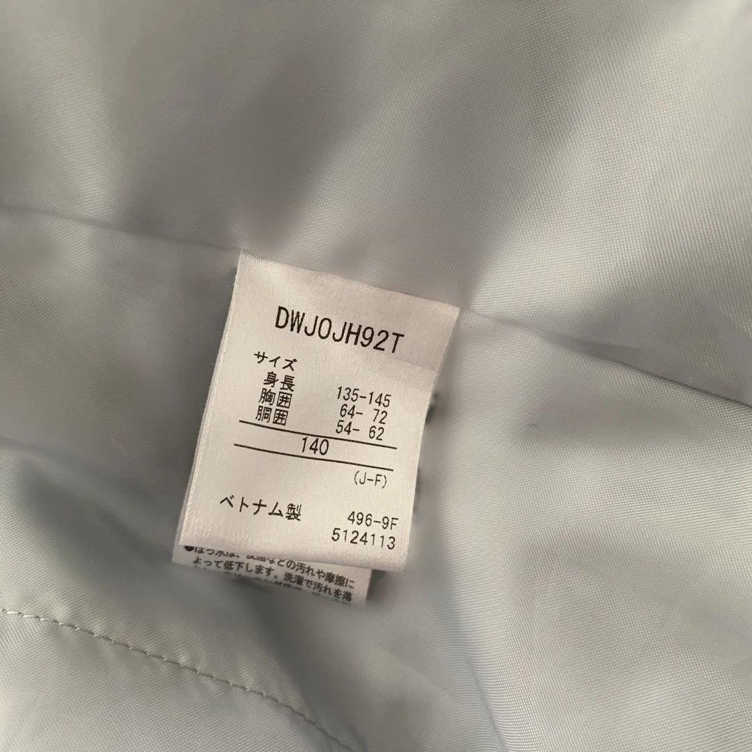 デサント 女児 スキーウェア 美品 140 ジャニアスーツ キッズ　無記名