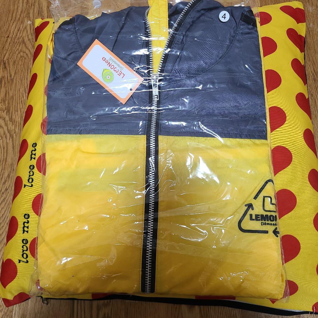 ラインパーカー イエロー ジャケット サイズ4