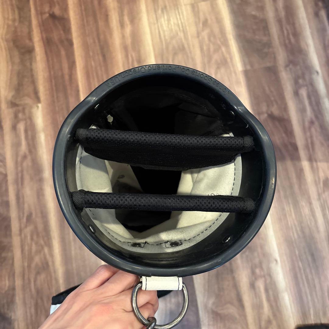 マルボン×ジョーンズ キャディバッグ ホワイト ゴルフ トラ 刺繍