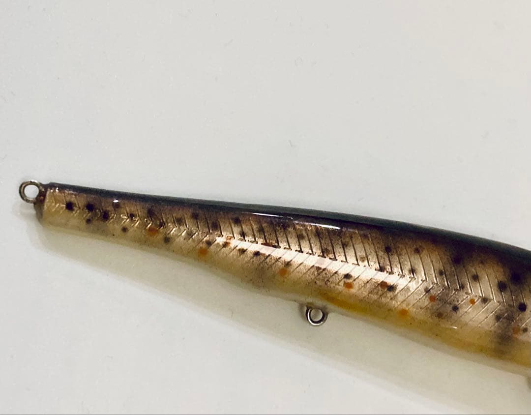 【1980s】オールドウッドベイト イワナ13.5cm WOODBAIT 激レア