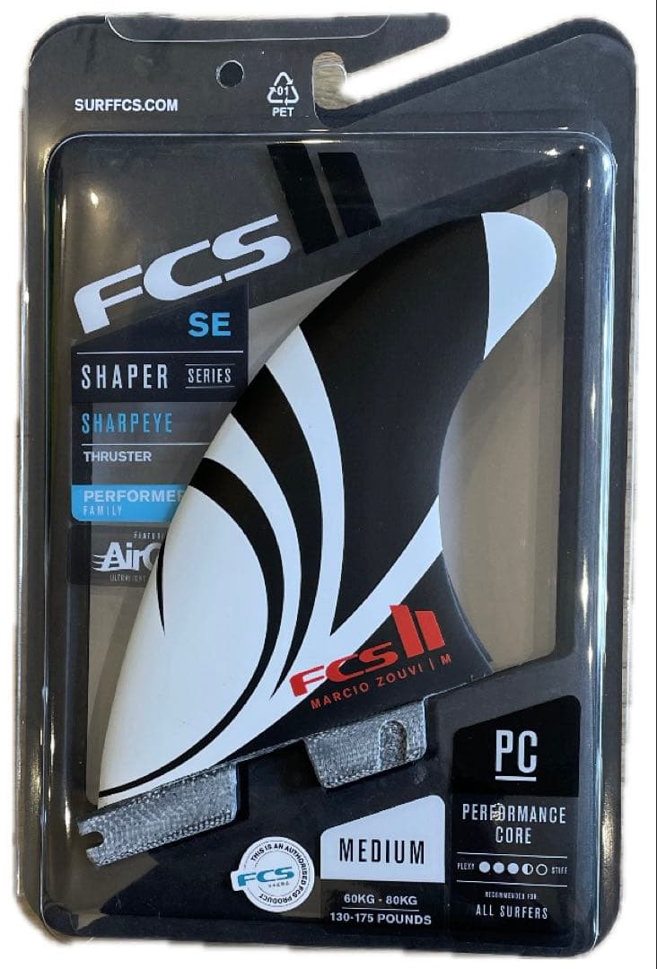 FCS II SE Shaper Series フィン ミディアム