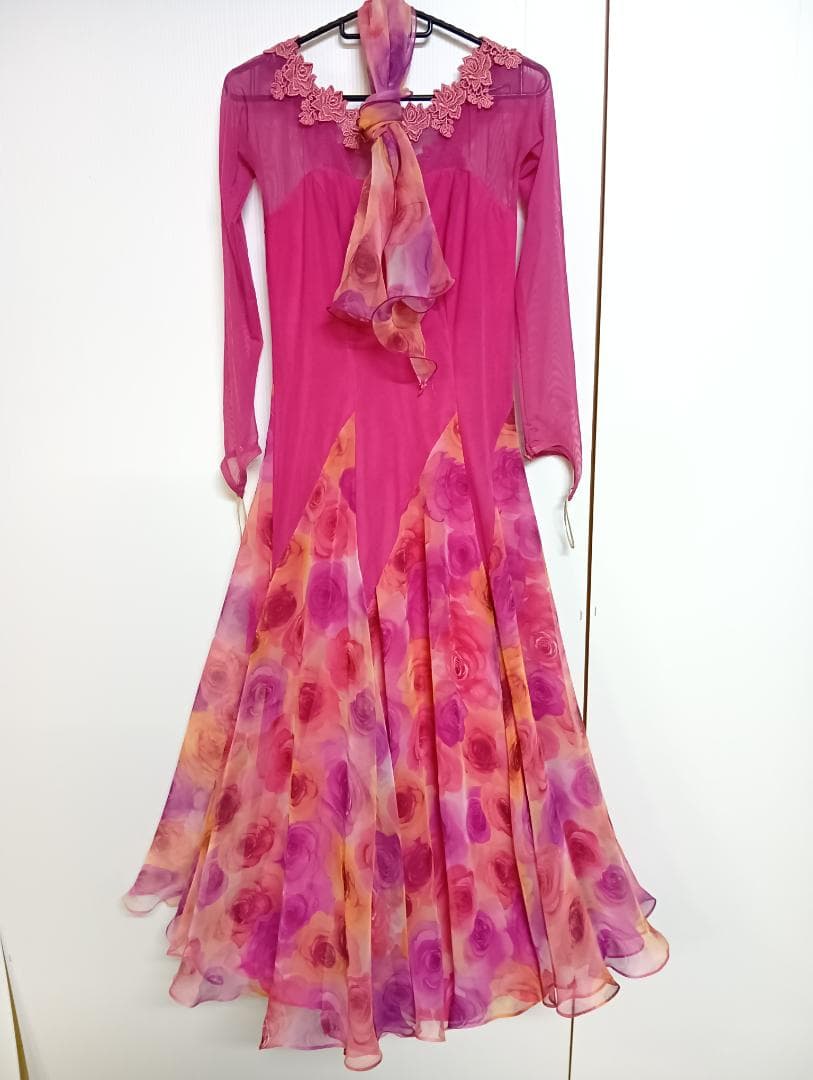 セキネ　Lovely dancing　社交ダンス衣装　7号　ドレス　ワンピース