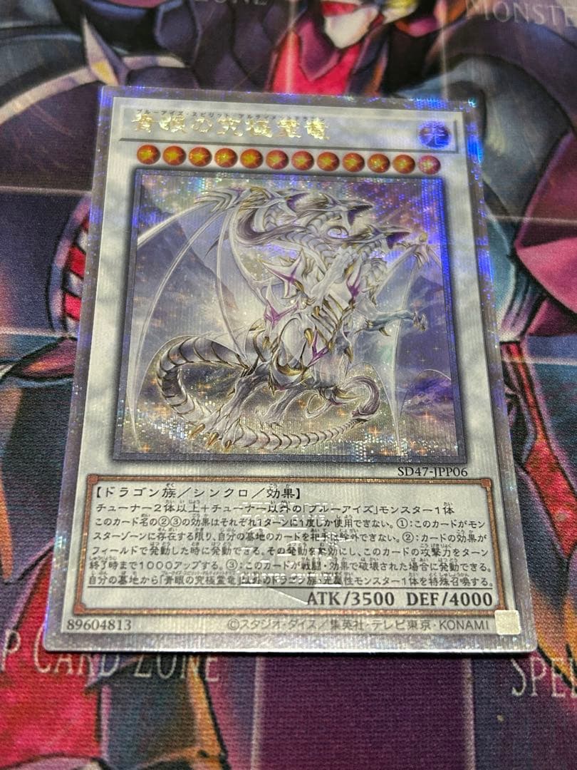 青眼の究極霊竜　25thシークレット 日版