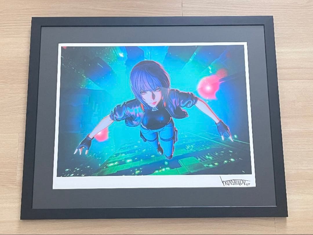 アールビバン イリヤクブシノブ 攻殻機動隊 版画