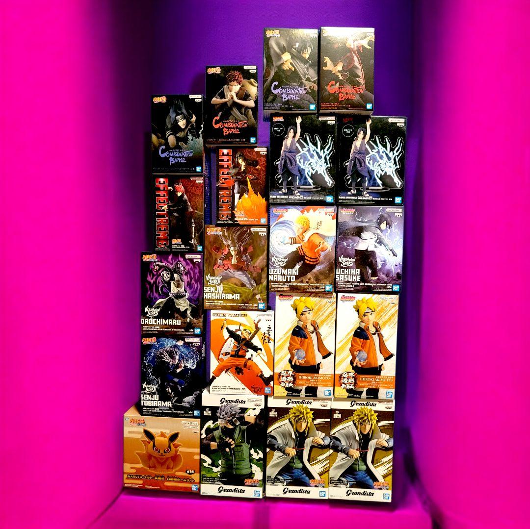 NARUTO疾風伝 プライズフィギュア20点 Prize Lot