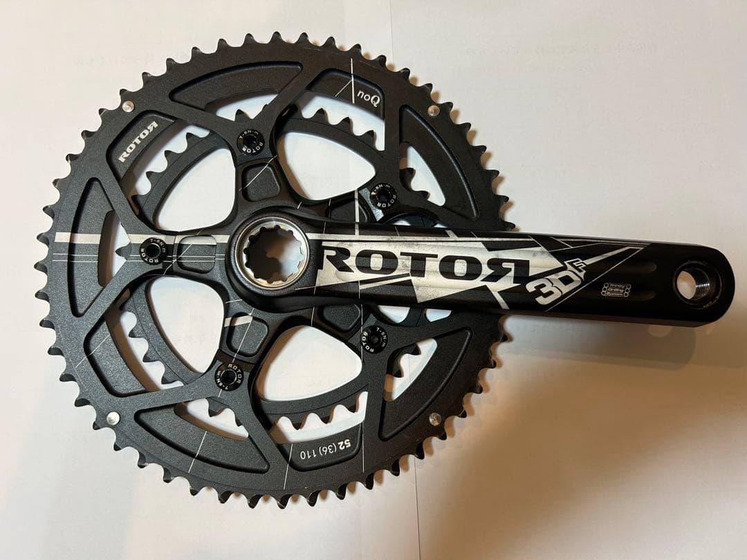 ROTOR 3DF クランクセット 52/36T 172.5mm