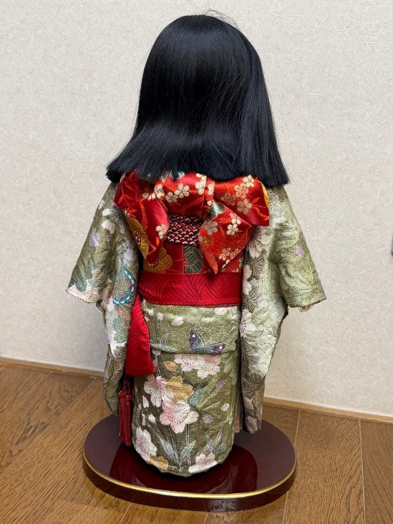 小出松寿作　金彩京友禅市松人形　いちまさん