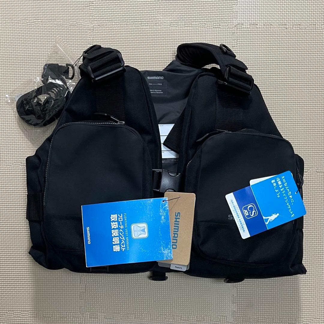 シマノ デタッチャブルアクトベスト VF-046V ブラック