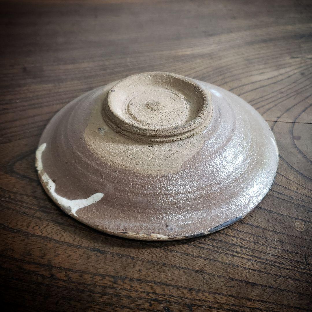 小皿　古唐津　唐津　民芸　民藝　草文様　江戸　訳あり