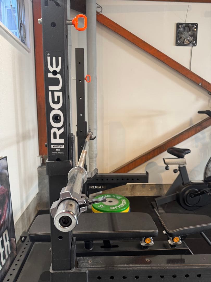 ROGUE ベンチプレス、プレート、ベンチセット