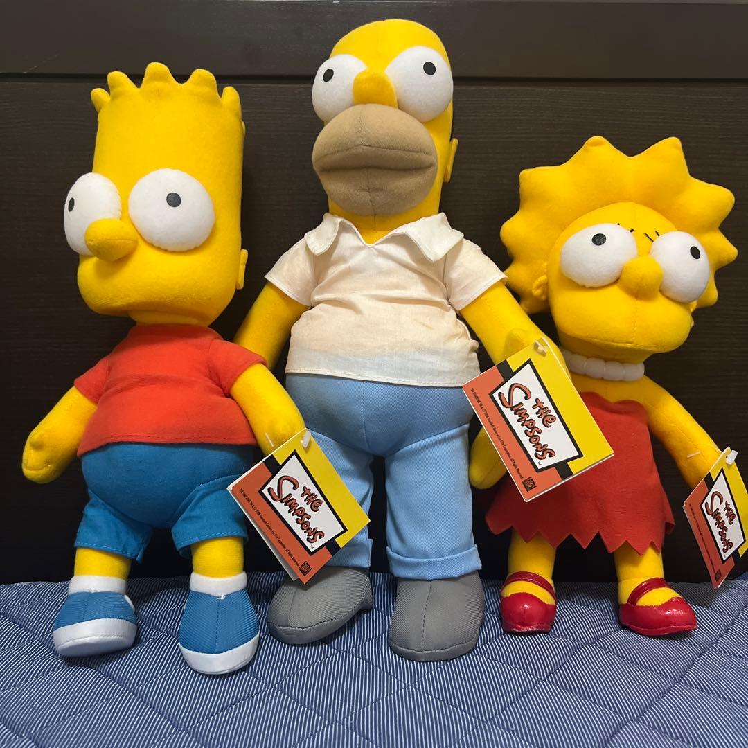 ザ·シンプソンズ ポージング ぬいぐるみ 3体セット