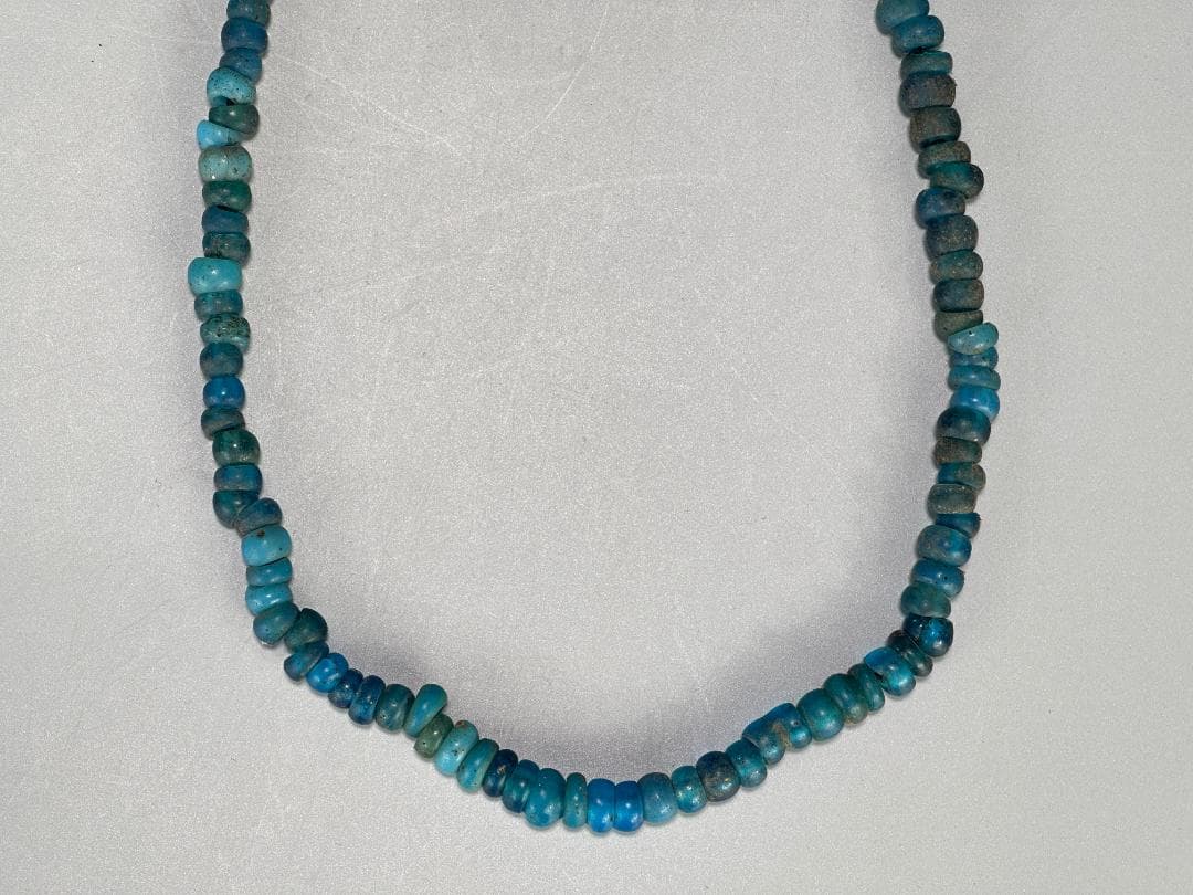 アイヌ美術　タマサイ　首飾り 念珠 アイヌ 時代品 とんぼ玉 ガラス玉