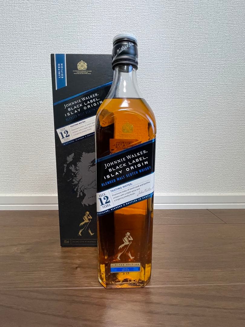 ジョニーウォーカー ブラックラベル 12年 アイラ オリジン 700ml瓶 1本