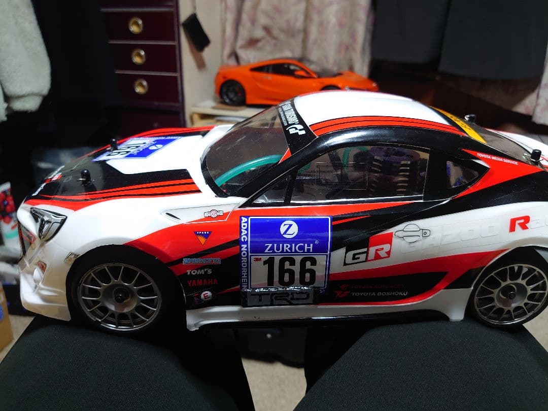 1/10スケール レース番号166 エンジンラジコンカー 協商