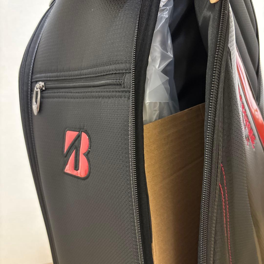BRIDGESTONE GOLF キャディバッグ ブラック/レッドCBG222