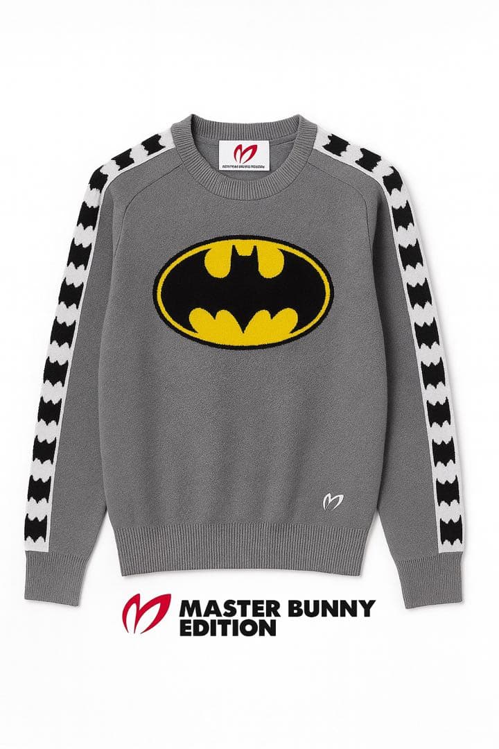 美品 MASTER BUNNY EDITION バットマン ニットセーター M