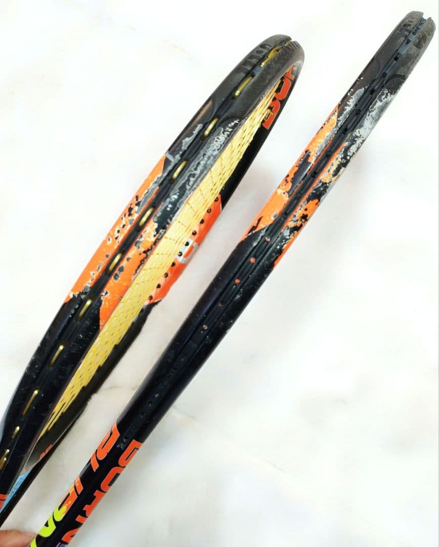 Wilson BURN 95 テニスラケット 錦織圭 2本セット 309g 硬式