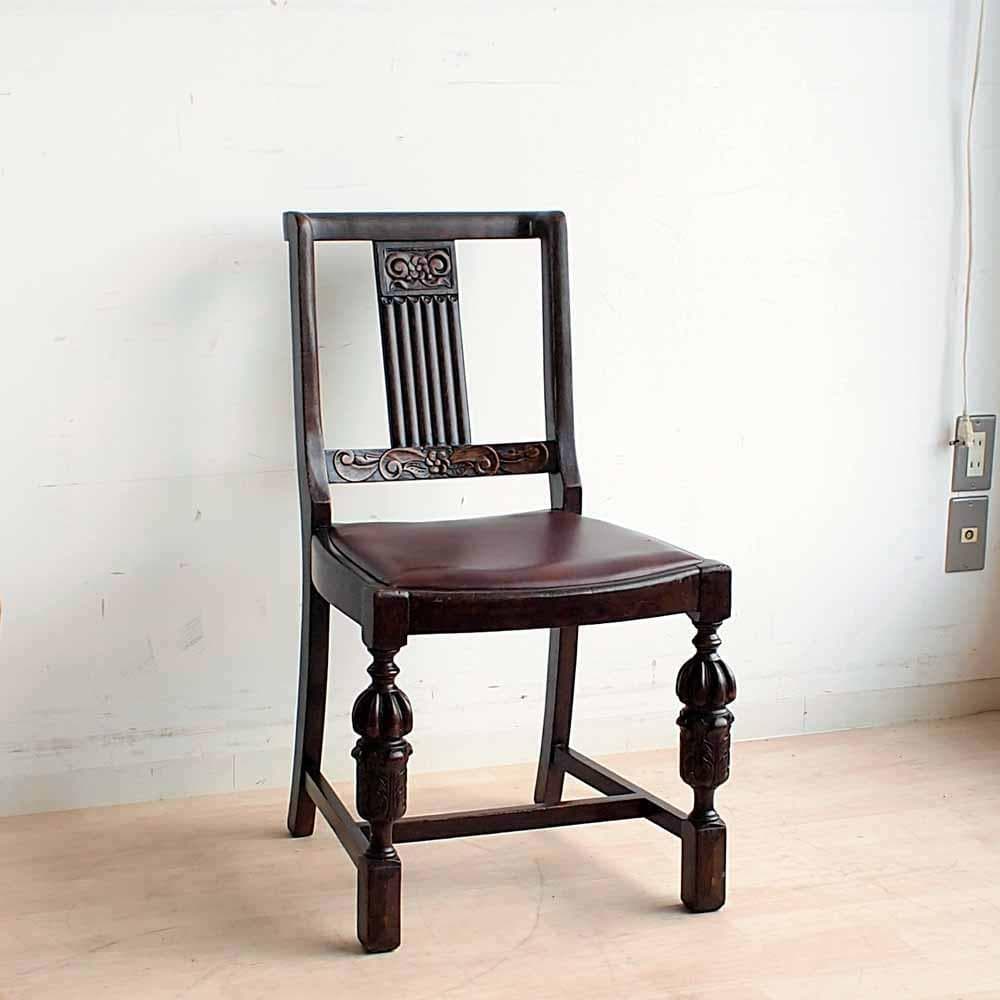 ミッキー様 バルボスレッグ オーク材 チェア A ZR24226