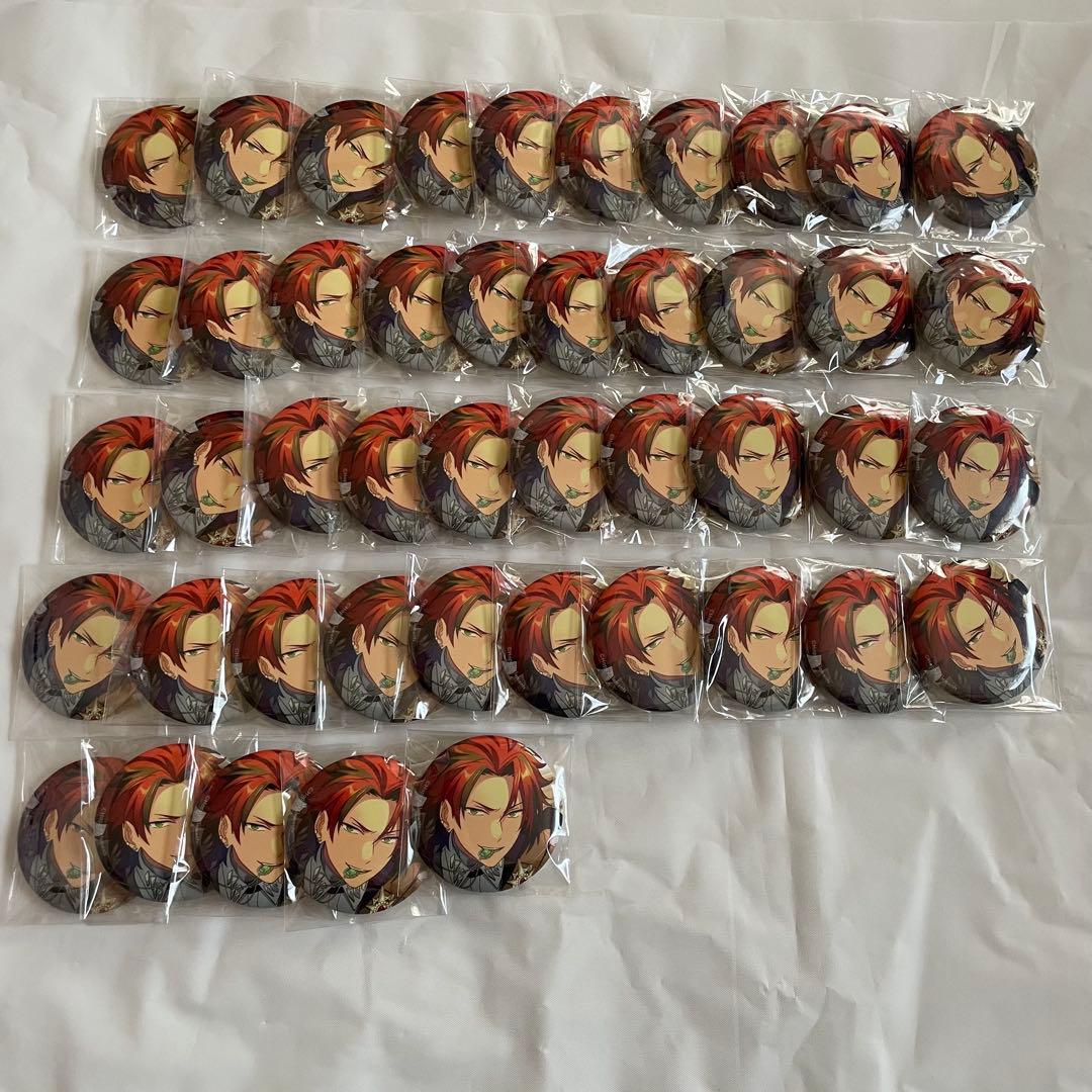 あんスタ 鬼龍紅郎 宝石商 テーマスカウト缶バッジ 49個セット