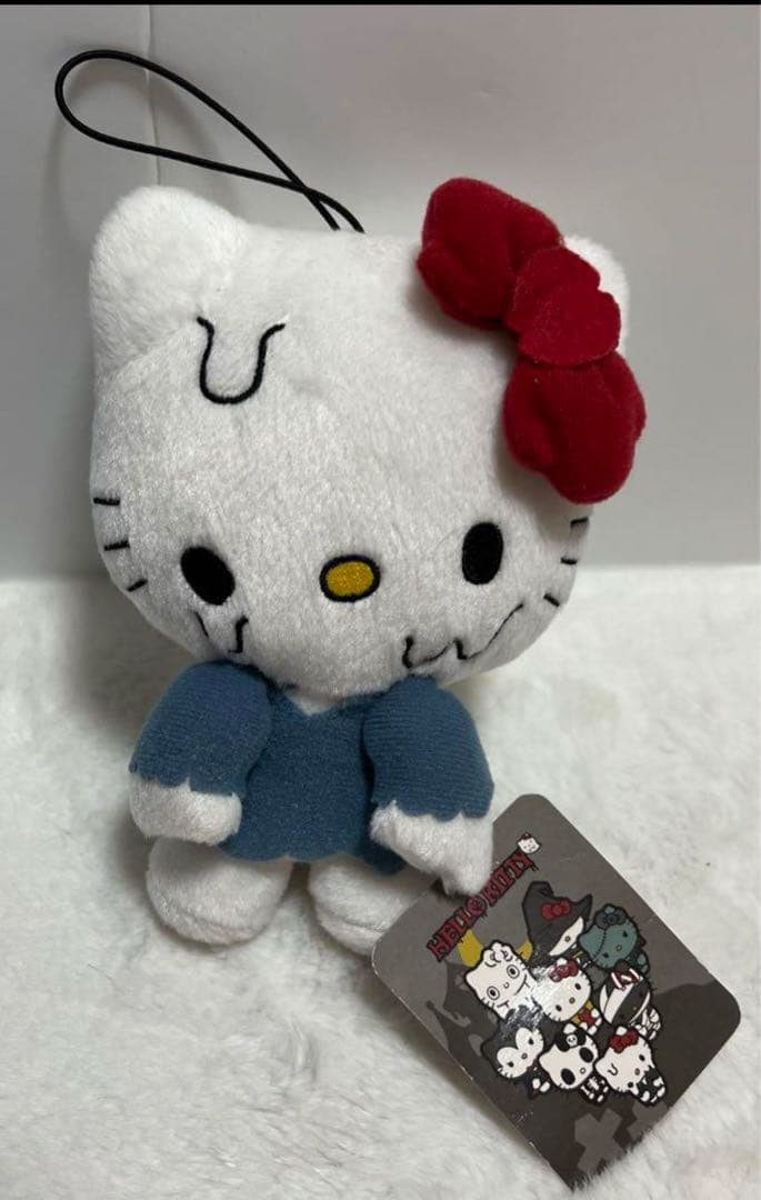 ハローキティ　2000年バージョン　ハロウィン　ゾンビ　ぬいぐるみ　２点セット
