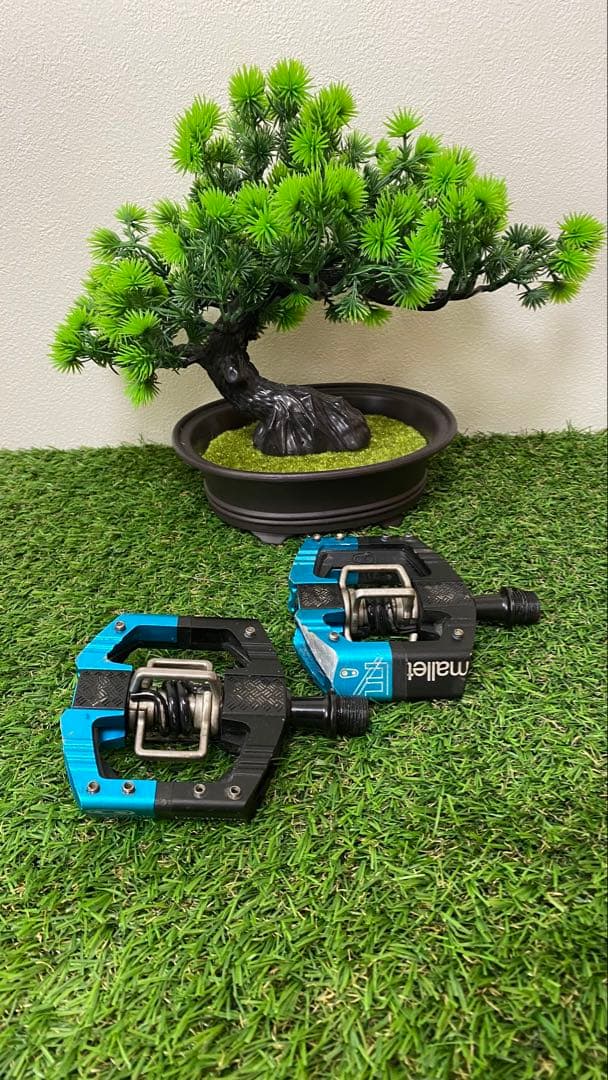 Mallet E ビンディングペダル 青黒