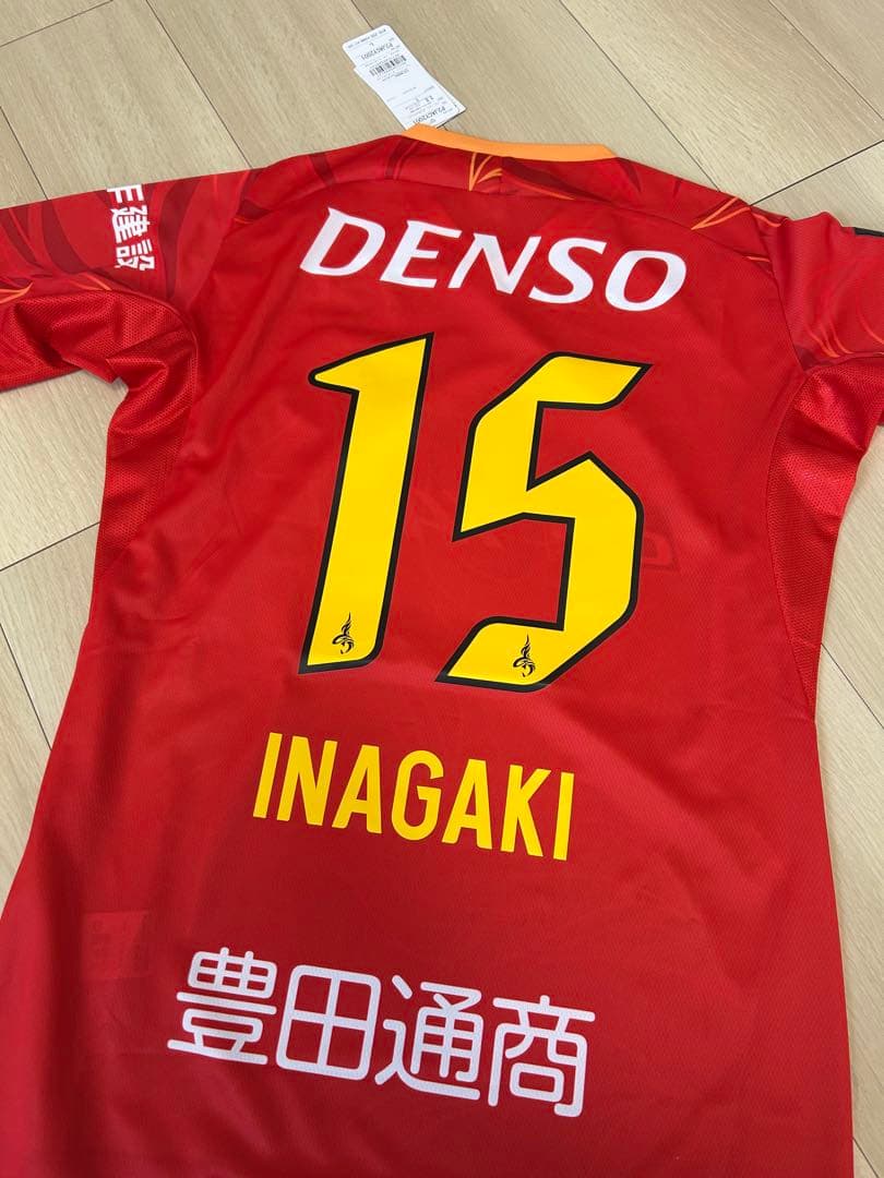 美品！名古屋グランパス　2025ユニフォーム FP1st 稲垣祥　15