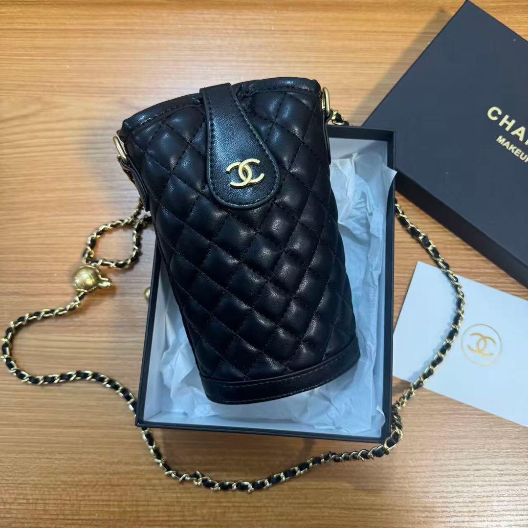 VIP限定 ノベルティ バケツチェーンショルダーバッグ ブラック