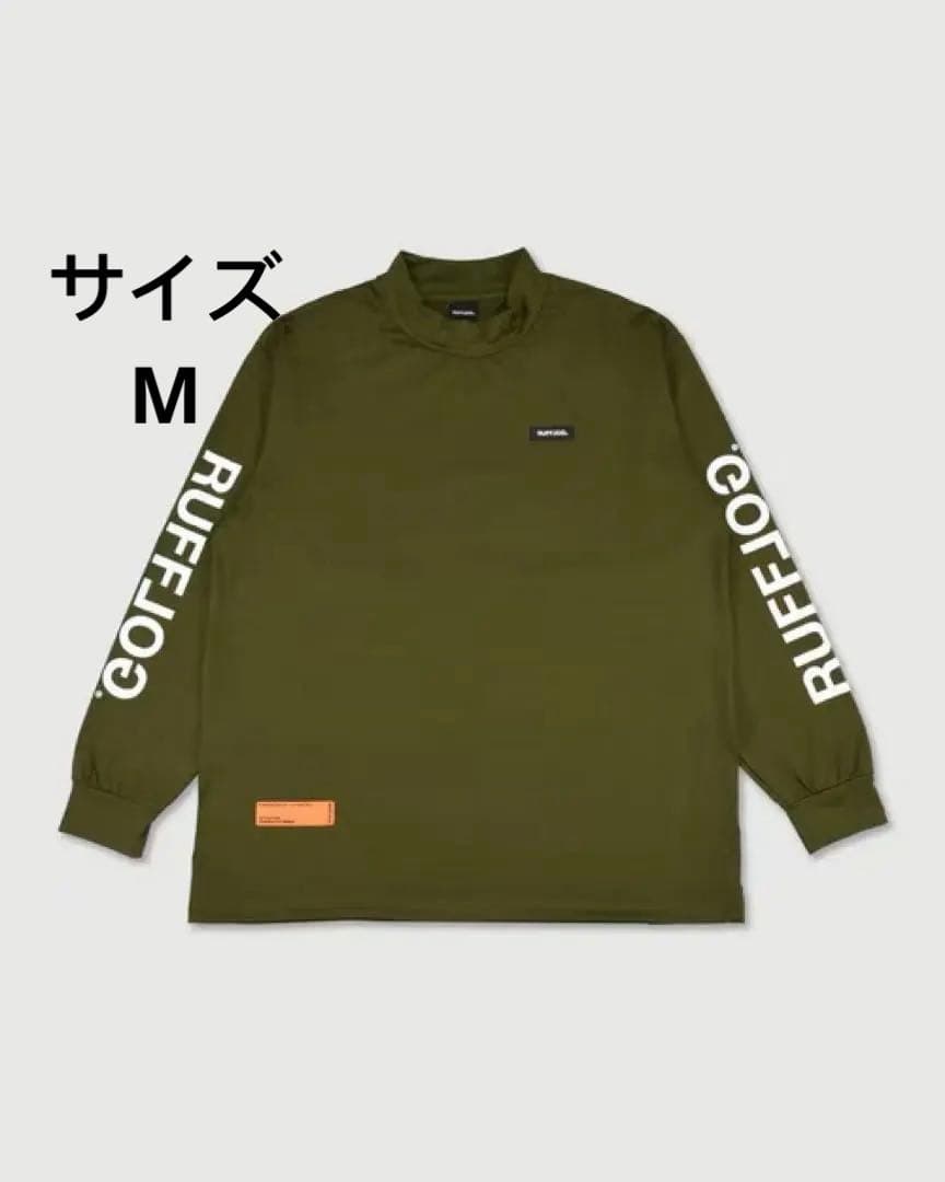 ラフロッグ　RUFFLOG MOCK NECK KHAKIサイズM