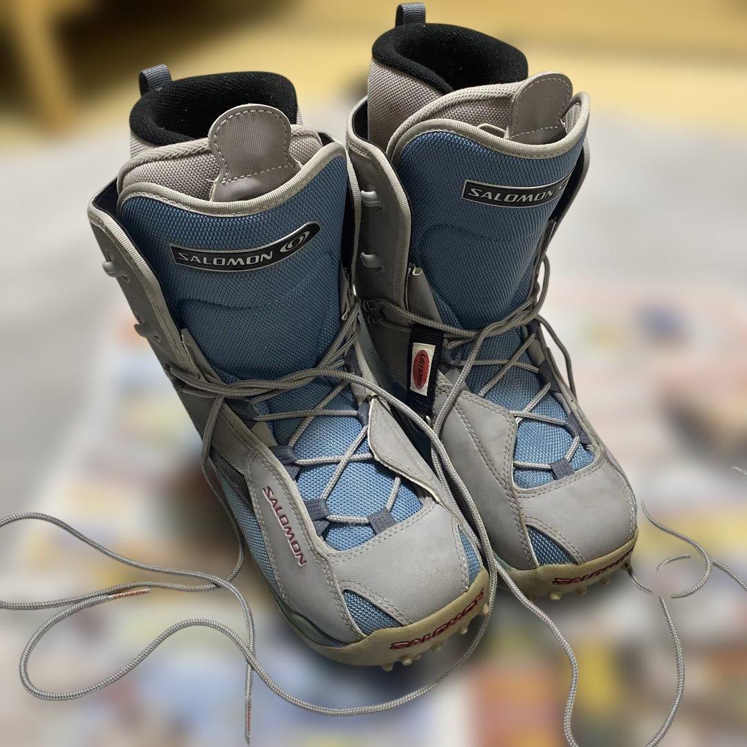 【SALOMON】スノーボードブーツ レディース 25cm 水色