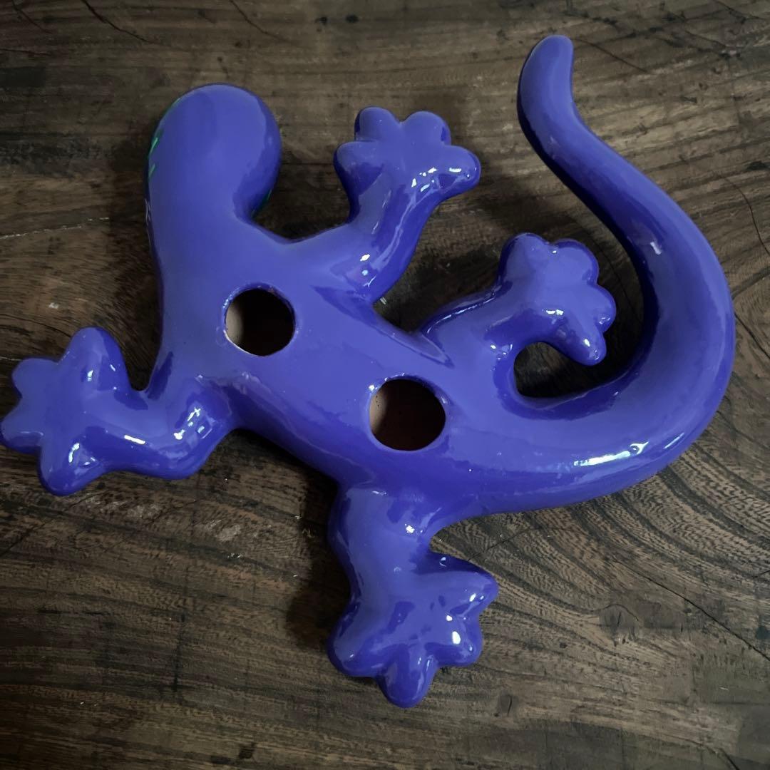 メキシコ民藝 トカゲ陶オブジェ 80–90s ヴィンテージ