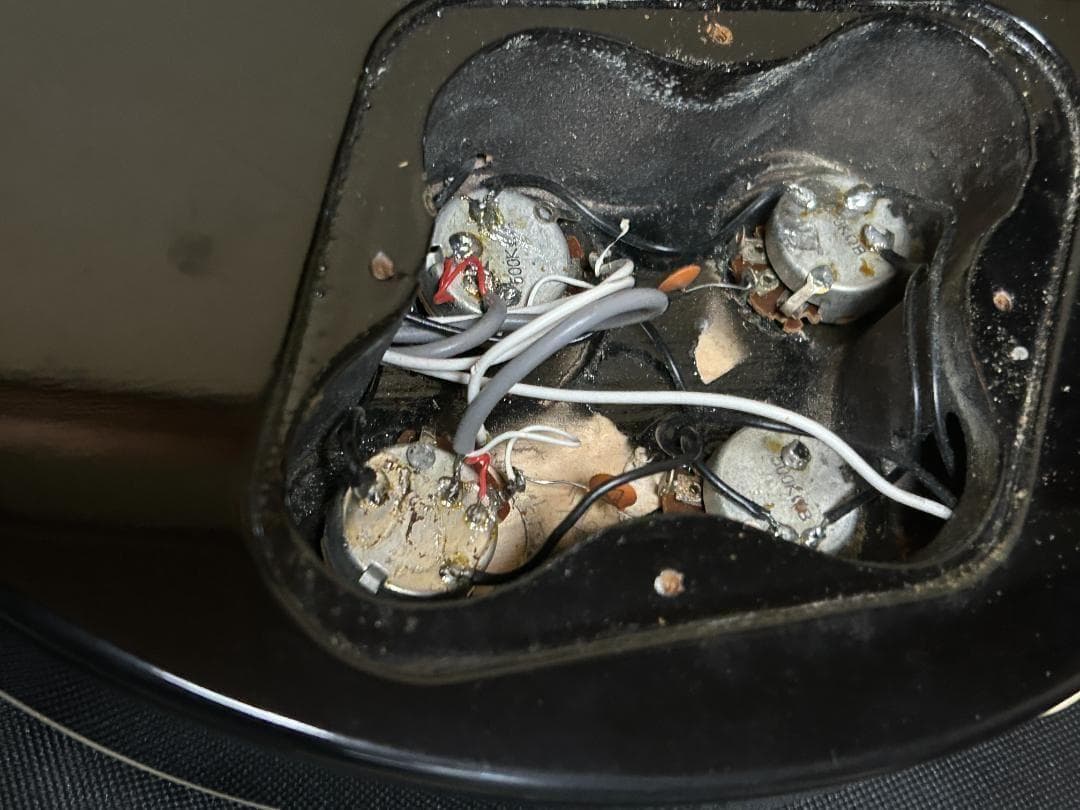 激レア　メーカー不明 レスポール 指板ポジションマークなし