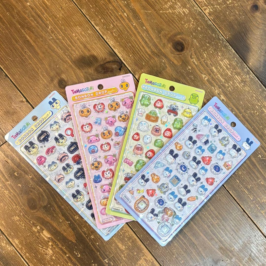 【正規品】たまごっち ボンボンドロップシール 全４種類セット