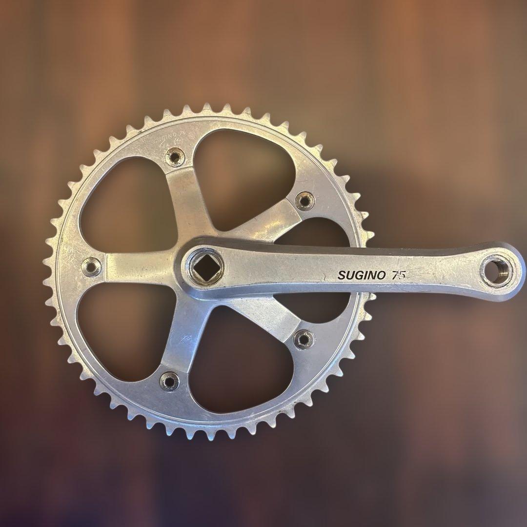 SUGINO スギノ75 165mm クランクセット 50T