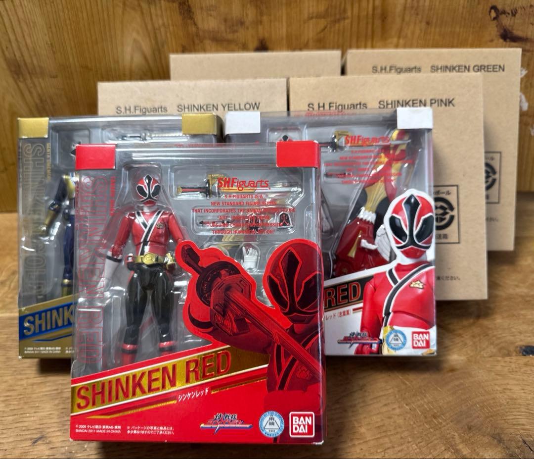 侍戦隊シンケンジャー　シンケンジャー他9点s.h.figuarts 魂ネイション
