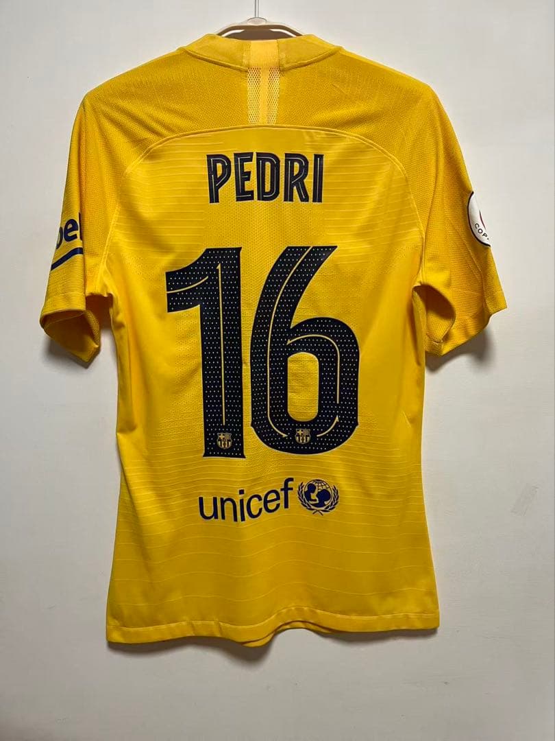 選手支給品FC Barcelona20-21PEDRI レプリカ Final