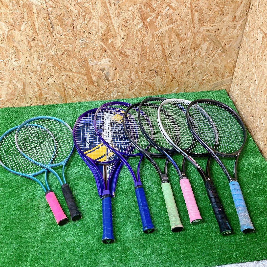 テニスラケット　8本セット　まとめ売り　yonex kawasaki